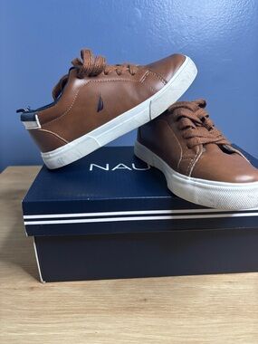Nautica Brown Kids Sneakers - Size 11